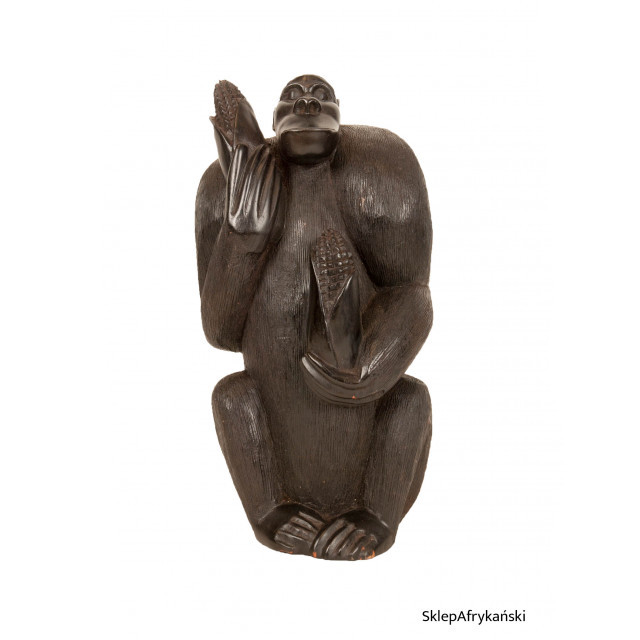 Afrykańska rzeźba z hebanu – Goryl